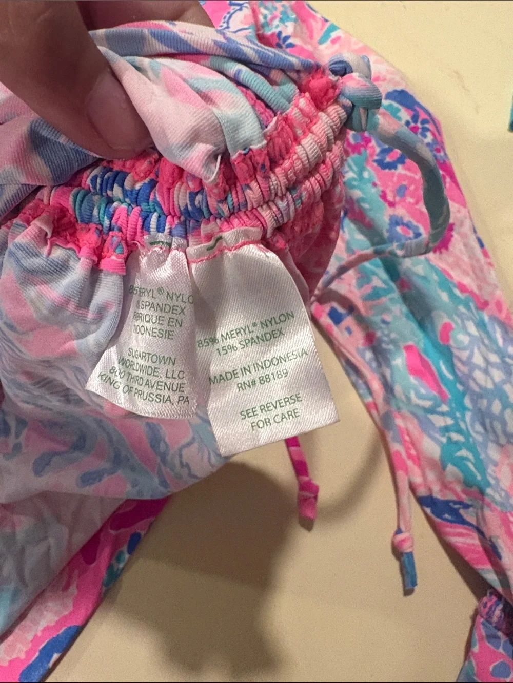 Lilly Pulitzer Rash Guard/Cover up XL - Picture 4 of 4